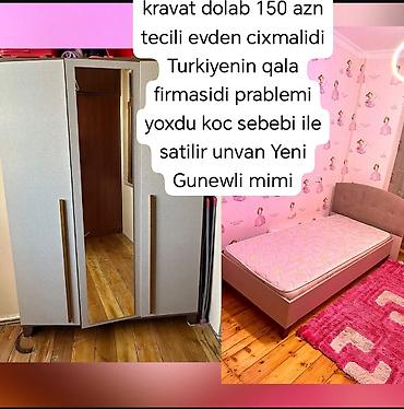 Kravat dolab 150 azn tecili evden cixmalidi Turkiyenin qala firmasidi