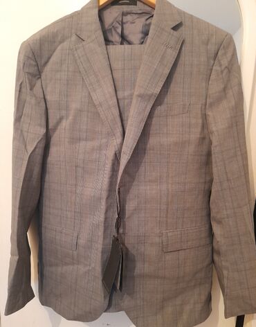 серый пиджак мужской: Костюм M (EU 38), L (EU 40), цвет - Серый