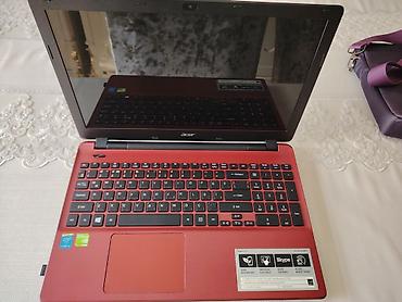 pes 21 disk: Acer Aspire E5-571G qırmızı noutbuk - Ekran: 15.6" (parlaq panel) - — 4
