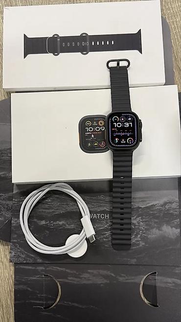 Другие смарт-часы: Смарт-часы в стиле Apple Watch Ultra (корпус квадратной формы с — 1