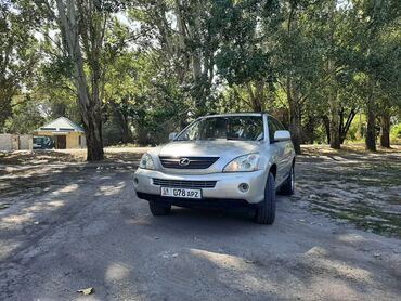 спорт машина: Lexus RX: 2004 г., 3.3 л, Автомат, Гибрид, Внедорожник