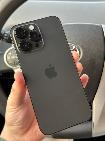 нашол телефон: IPhone 14 Pro Max, Колдонулган, 512 ГБ, Кара, Коргоочу айнек, Каптама, Кабель, 96 %