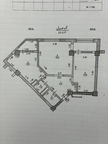 дом квартира жалал абад: 2 бөлмө, 69 кв. м, Элитка, 10 кабат, Евроремонт