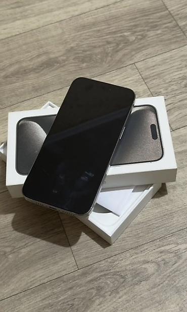 IPhone 15 Pro, Новый, 256 ГБ, Natural Titanium, Коробка, 83 %