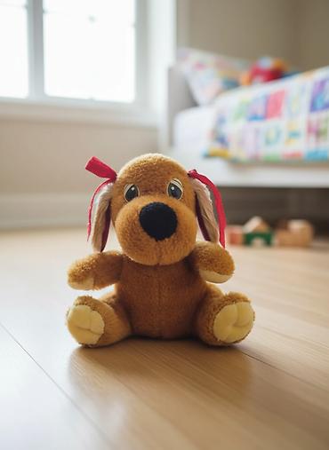 Игрушки: Мягкие игрушки, набор из 4 персонажей: 1) Щенок-брелок/мини-игрушка - — 1