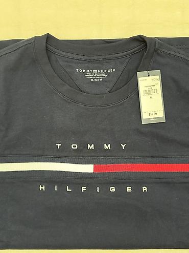 кийит: Эркектердин футболкасы, M, Tommy Hilfiger, Жаңы, түсү - Көк, Өзү алып кетүү — 4
