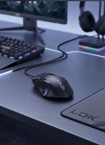 wireless mouse: Игровая проводная мышь LDK - Эргономичный корпус с выраженными — 2