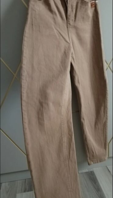 Qadın şalvarları: Qadın şalvarlari– klassik düz kəsim - Model: yüksək belli, düz paça — 11