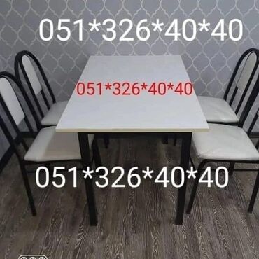 Sifarişlə masa və oturacaq dəstləri: Kravat çarpayi istediyiniz olcude istediyiniz rengde parcadan ve — 24