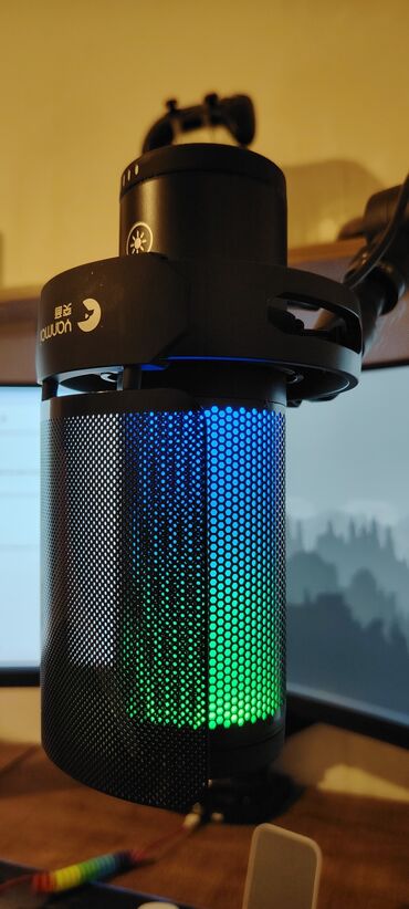 Səsgücləndiricilər, qulaqlıqlar və mikrofonlar: Yanmai GM7 Mikrofon suoerdi rgbdi sensoruvar mikrofon söndürmək üçün