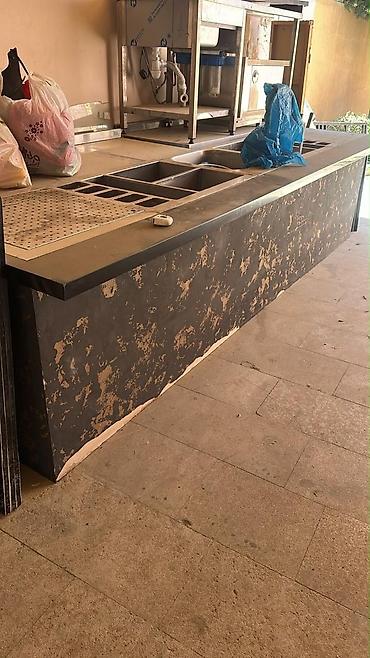 Оборудование для ресторанов, кафе: Kafe/bar üçün paslanmayan poladdan hazırlanmış peşəkar iş/bar stendi — 4