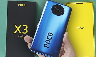 honur x 8: Poco X3 NFC, 128 GB, rəng - Mavi, Barmaq izi — 1