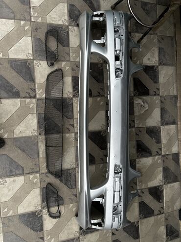 гелик amg: Передний Бампер Mercedes-Benz 2003 г., Б/у, цвет - Серебристый, Оригинал