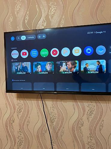 Televizorlar: TCL Smart TV – Google TV ilə - Marka/model: TCL (aşağı çərçivədə TCL — 5