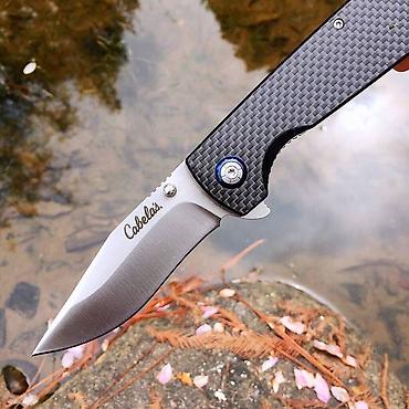 лезвия: Складной нож Watchman W018CF с рукоятью из Карбона (углеродное — 5