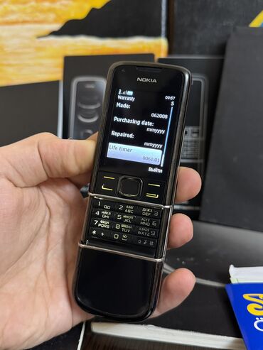 Nokia: Nokia 8 Sirocco, < 2 GB Memory Capacity, rəng - Qara, Düyməli — 6