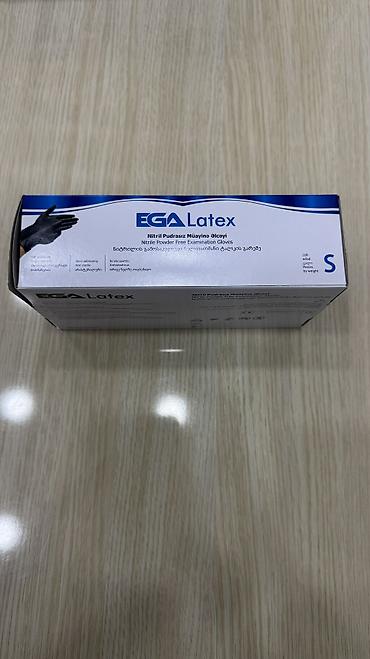 agardici maskalar: EGA latex pudrasiz elcek Razmerler Qara nitril S Latex pudrasız S L — 6