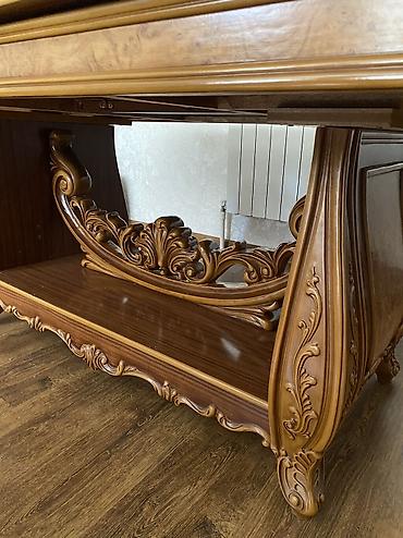 shekil: Qonaq masası, İşlənmiş, Açılan, MDF, Oval masa — 4