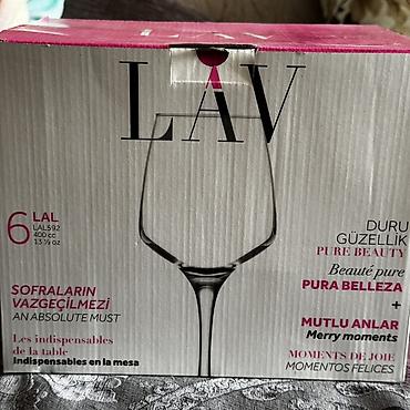 termo qab: Qədəhlər, Şüşə, 6 ədədli dəst, 400 ml, Türkiyə — 1