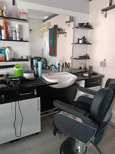 berber salon mebeli: Peşəkar bərbər salonu iş yeri – tam avadanlıqlı iş stansiyası Tərkibi — 2