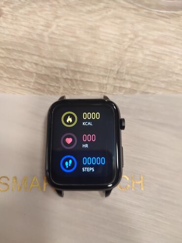 Smart saatlar: İşlənmiş, Smart saat, Sensor ekran, rəng - Qara — 10