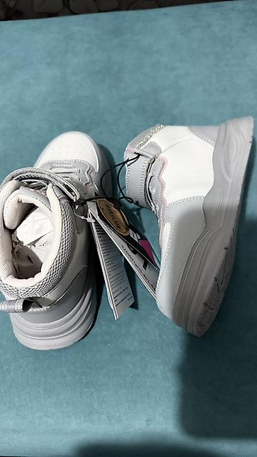 красовки puma: Детские высокие кроссовки для девочки - Цвет: светло‑серый/белый с — 3