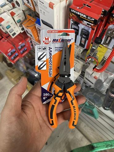 плоскогубцы американка: Длинногубцы MAXXMAN M-PRO MX-08397, 160 мм (6") - Тип: длинногубцы с — 1