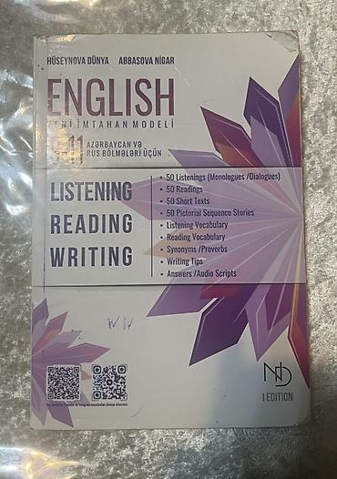 dil: “English – Yeni İmtahan Modeli” dərs vəsaiti (9–11-ci siniflər üçün — 1