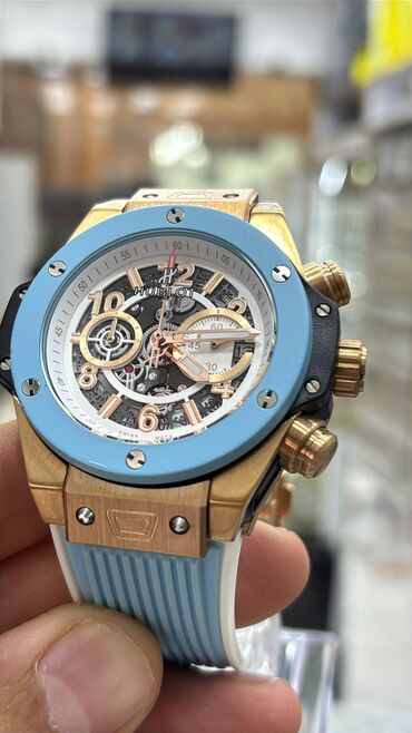 Qol saatı, Hublot, rəng - Qızılı
