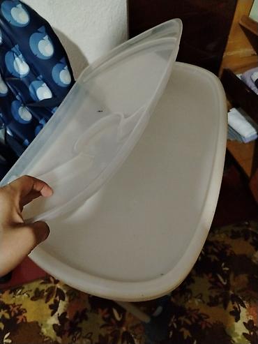 книжный сейф: Стульчик для кормления, Б/у, Пластик, цвет - Белый — 5