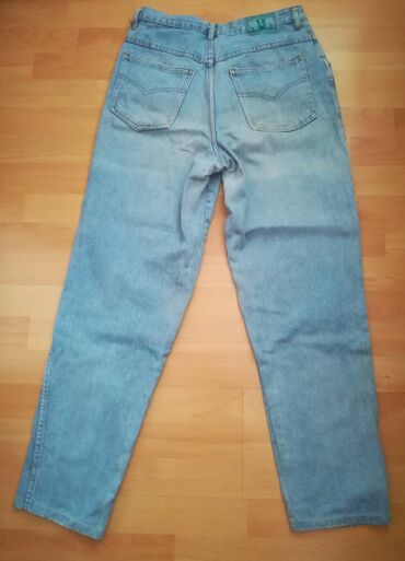 Farmerke: Farmerke UNION vel 32,plave, obim struka 74 cm, dužina 105 cm, obim — 7