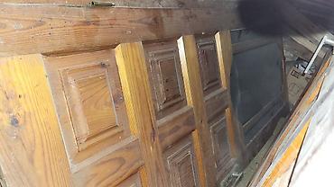 Giriş qapıları: Taxta giriş qapısı - Material: tam ağac (kütləvi), klassik panelli — 7