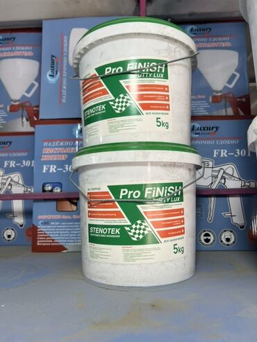 шпатель для натяжных потолков: Шпаклевка Pro Finish Putty Lux от Stenotek в ведре весом 5 кг