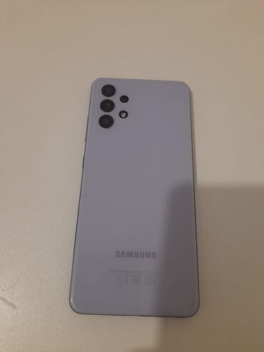 samsung б у: Samsung Galaxy A32, 4 GB, цвет - Фиолетовый, Две SIM карты, Отпечаток пальца, Face ID