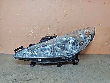 Передние фары: Передняя левая фара Peugeot 2007 г., Б/у, Оригинал, Германия — 2