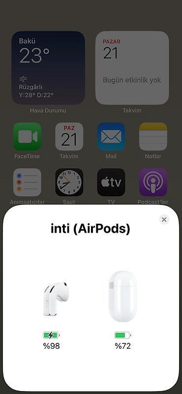 bluetooth qulağlığ: AirPods 4 arginaldir!!! karobkasi yoxdur usdunde qara kabro hediye — 8