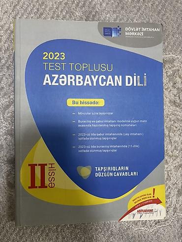 Testlər: Azərbaycan dili Testlər 11-ci sinif, DİM, 2-ci hissə, 2023 il — 1