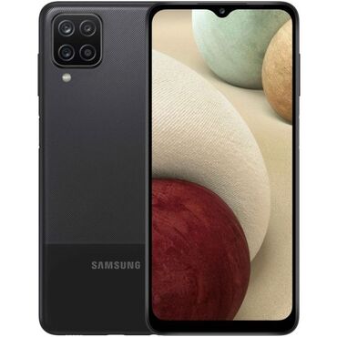 qizilin satisi 2018: Samsung Galaxy A12, 64 ГБ, цвет - Черный, Кнопочный, Сенсорный, Отпечаток пальца