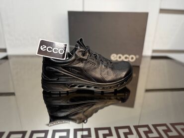 Кроссовки и спортивная обувь: ECCO BIOM — осение мужские кроссовки, черные 🔥 💪 Натуральная кожа +