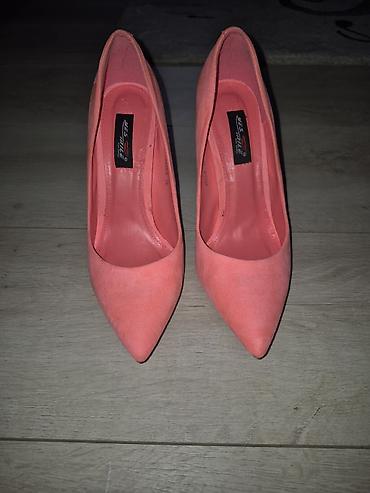 marcha shoes: Ženske salonke na štiklu – koralno/losos roze boje. - Brend: Yes Mile — 2