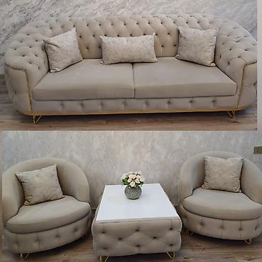 куда продать старую мебель: Divan +2 kreslo jurnalni birlikde 800 azn satilir‼️ ideal — 1