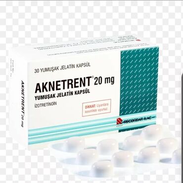 Другие медицинские товары: Продаю Акнетрент 20мг. 10 мг. 30 капс Турция.оригинал 1900 сом и 1600