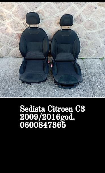 bravo: Prednja sedišta za Citroën C3 (modeli 2009–2016) - Komplet: levo i — 1