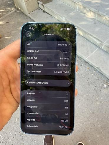 Apple iPhone: IPhone 13, 128 GB, Mavi, Kredit — 1