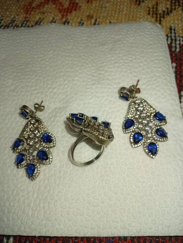 Zərgərlik dəstləri: Dəstə daxildir: Sırğa, Üzük, Versace, Gümüş, 925 Əyar, 50 g — 7