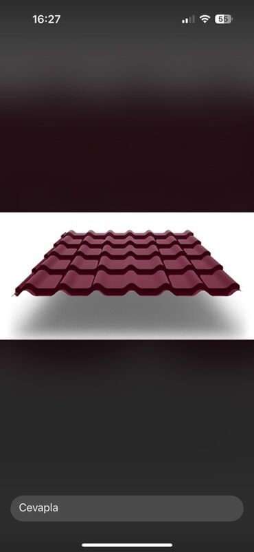 Çerepitsa: Metal dam örtükləri, rəng - Yaşıl — 34