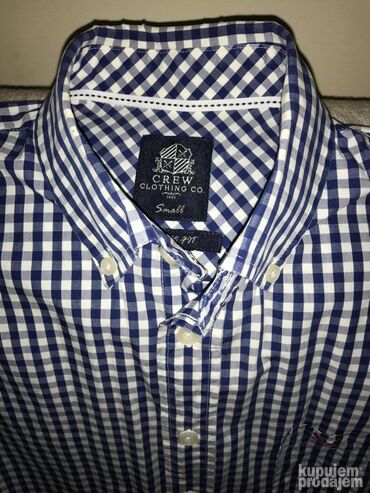 Košulje: Original CREW kosulja M / 2 komada 100% cotton Ramena 46cm, duzina — 2