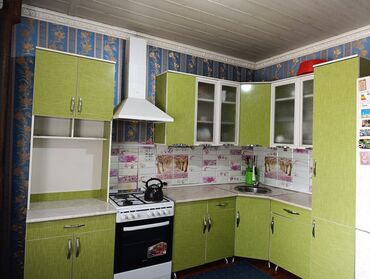 б у кухоный гарнитур: Кухонный гарнитур, Б/у, цвет - Зеленый, ДСП, Самовывоз