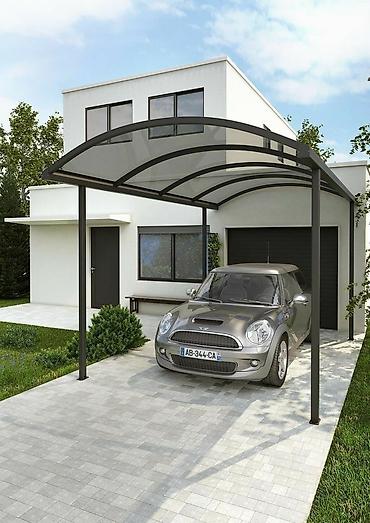 07 maşın sekilleri: Avtomobil üçün açıq dayanacaq (karport) - Material: möhkəm metal — 1