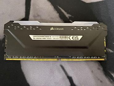 corsair ram: Operativ yaddaş (RAM) Corsair, 16 GB, 3600 Mhz, DDR4, PC üçün, İşlənmiş — 2